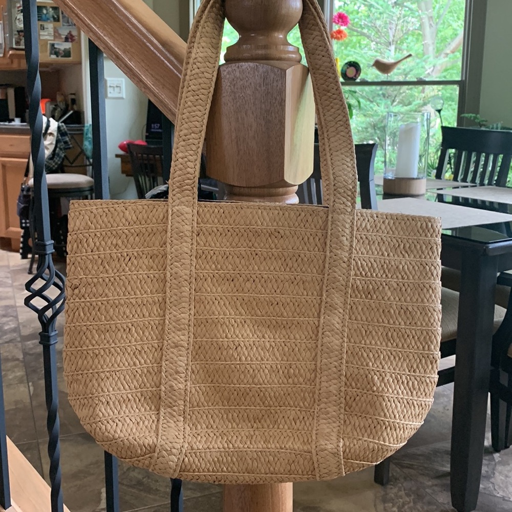 Draper James Scarf Rattan Bag - Picture 2 of 4